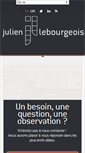 Mobile Screenshot of julienlebourgeois.com